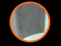 Detalle vinilo microperforado